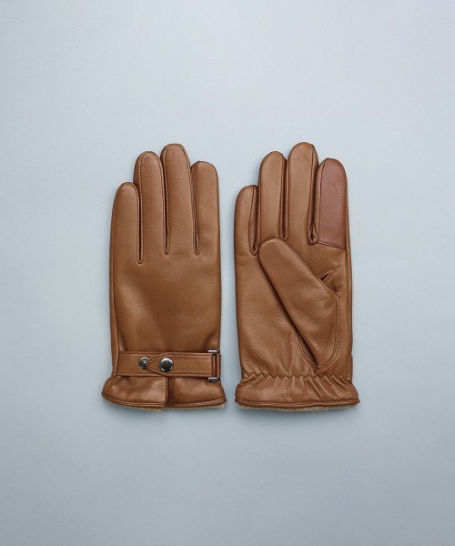 生茶パンダ様　　　イタリア製　レディースグローブ　　新品未使用品 KURODA（クロダ） 手袋 「 」 Italian Sheep Belted- Touch Panel KRI