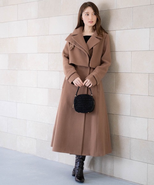 NOELA（ノエラ） トレンチコート コート 2WAYスタンドカラーウール