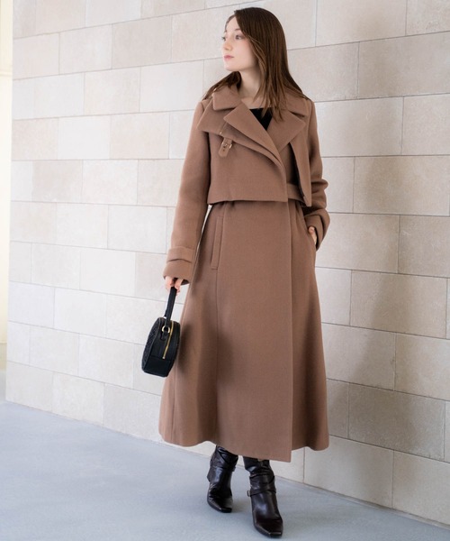 【-12/12限定値下げ】◆美品◆NOELA スタンドカラーウールコート スタンドカラーウールコート | コート | NOELA OFFICIAL WEB STORE