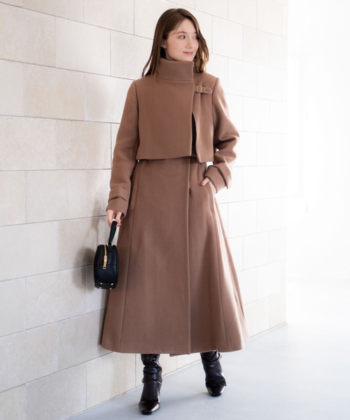 NOELA（ノエラ） トレンチコート コート 2WAYスタンドカラーウール