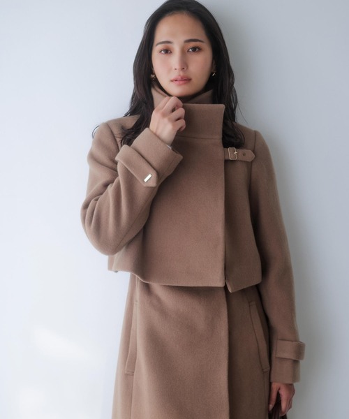NOELA（ノエラ） トレンチコート コート 2WAYスタンドカラーウール