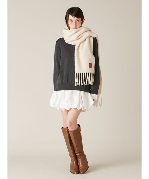 LILY BROWN（リリーブラウン） ワンピース ニットドッキングバルーン