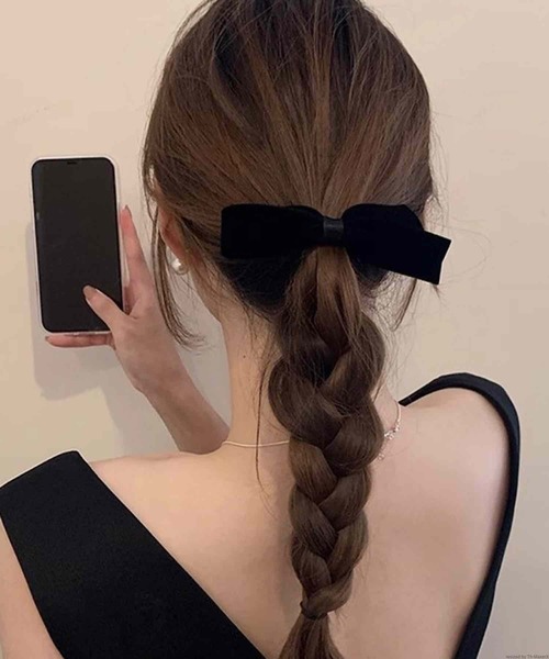 pur chouchou（ピュールシュシュ） ヘアクリップ pur chouchou/ベロア