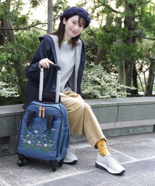 SUPER HAKKA（スーパーハッカ） スーツケース フラワーバレー刺繍