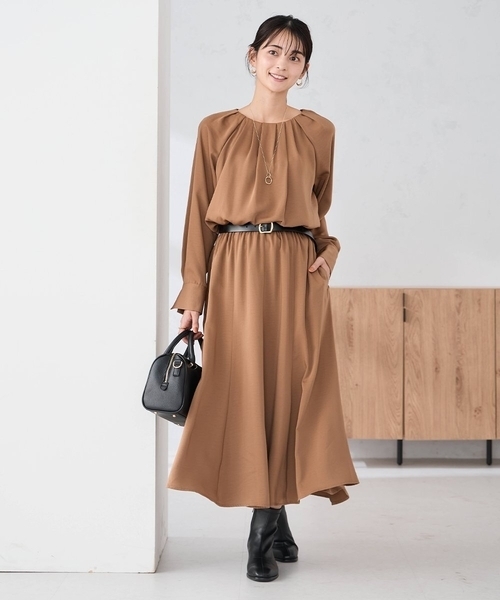 a.v.v（アー・ヴェ・ヴェ） ワンピース 「洗える」セットアップ見え