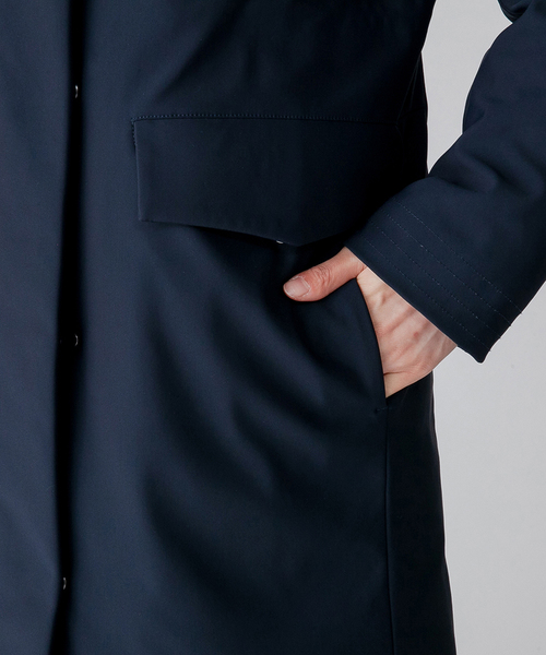 「DOUBLE STANDARD CLOTHING」 ダウンコート 38 ライトグレー レディース_画像8