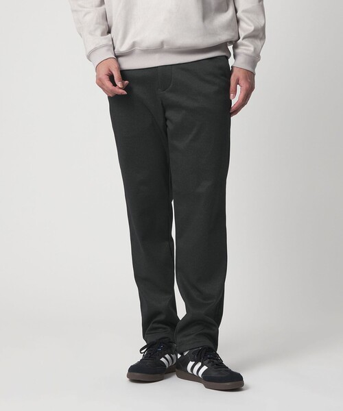 A DAY IN THE LIFE スラックス 裏起毛 ポンチプリント イージーパンツ