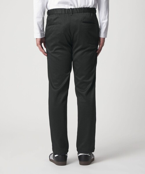 A DAY IN THE LIFE スラックス 裏起毛 ポンチプリント イージーパンツ