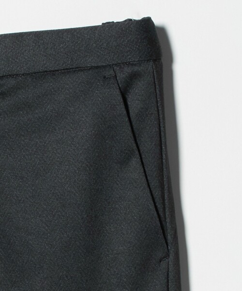 A DAY IN THE LIFE スラックス 裏起毛 ポンチプリント イージーパンツ