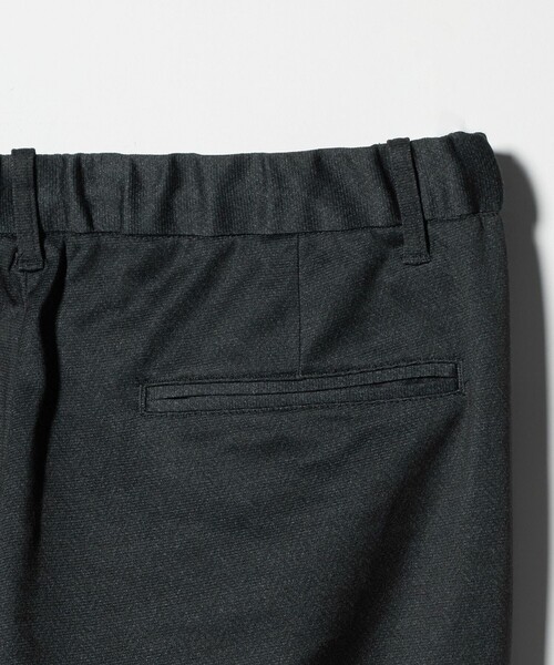 A DAY IN THE LIFE スラックス 裏起毛 ポンチプリント イージーパンツ