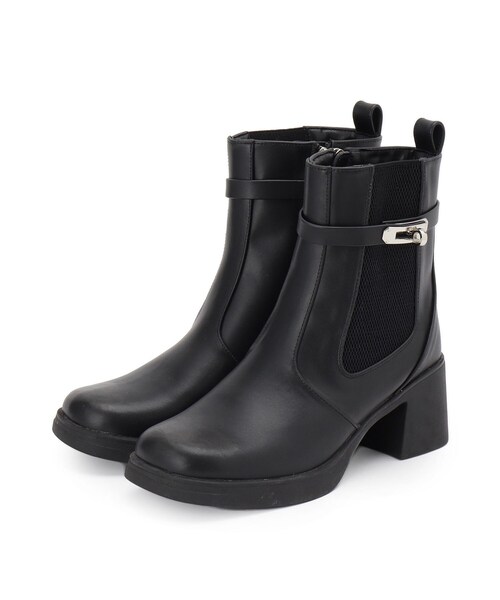ドレステリア（DRESSTERIOR）/ターンバックルショートブーツ DRESSTERIOR（ドレステリア） ブーツ ターンバックルショートブーツ