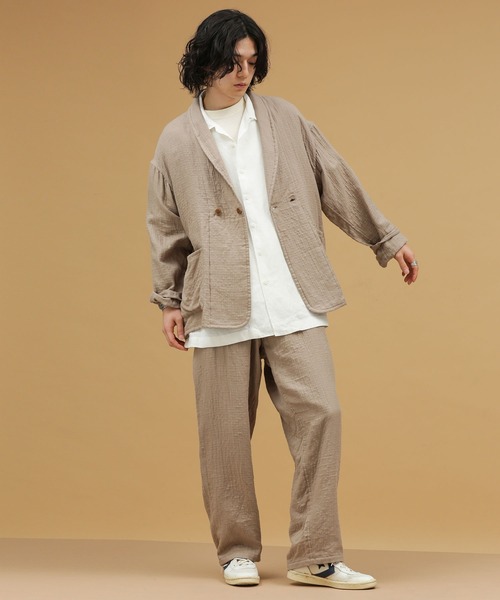 NANO universe（ナノ・ユニバース） ジャケット L モカ メンズ