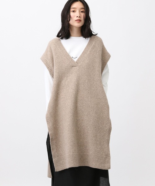 ワンピース 「natural by clip」5ゲージ圧縮風ベストワンピース | studio CLIP | 04