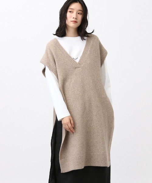 ワンピース 「natural by clip」5ゲージ圧縮風ベストワンピース | studio CLIP | 05