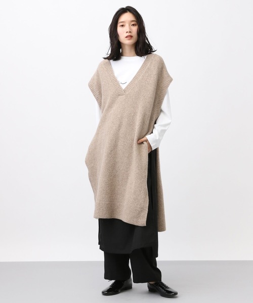 ワンピース 「natural by clip」5ゲージ圧縮風ベストワンピース | studio CLIP | 06