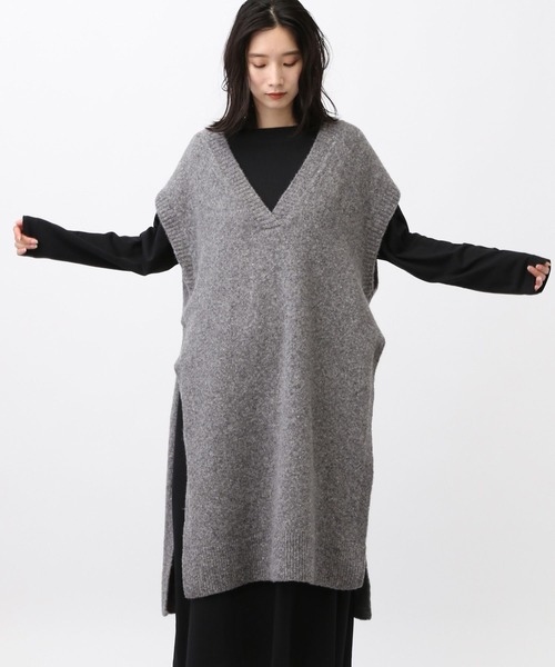 ワンピース 「natural by clip」5ゲージ圧縮風ベストワンピース | studio CLIP | 12