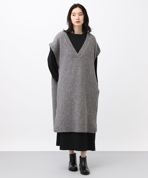 ワンピース 「natural by clip」5ゲージ圧縮風ベストワンピース | studio CLIP | 13