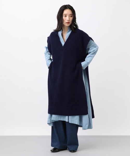 ワンピース 「natural by clip」5ゲージ圧縮風ベストワンピース | studio CLIP | 17