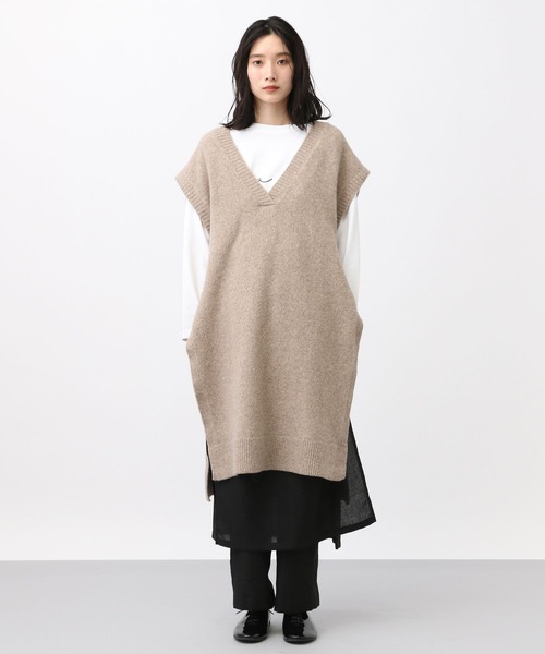 ワンピース 「natural by clip」5ゲージ圧縮風ベストワンピース | studio CLIP | 19