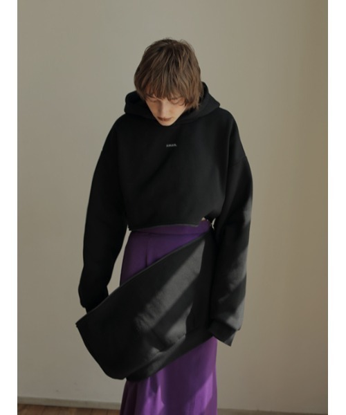 「AMAIL」 プルオーバーパーカー FREE ラベンダー レディース_画像2