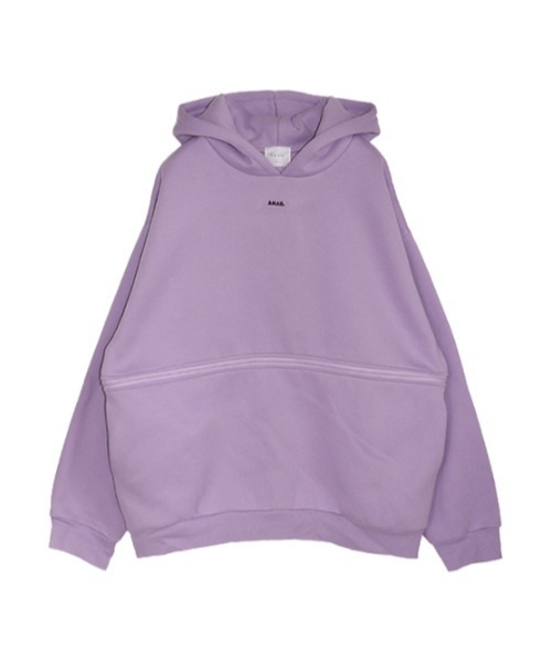 「AMAIL」 プルオーバーパーカー FREE ラベンダー レディース_画像6
