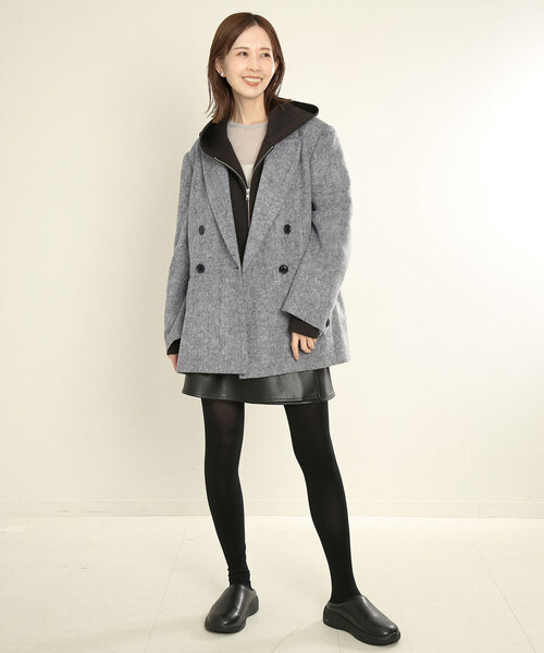 SLOBE IENA（スローブイエナ） テーラードジャケット FREE グレー