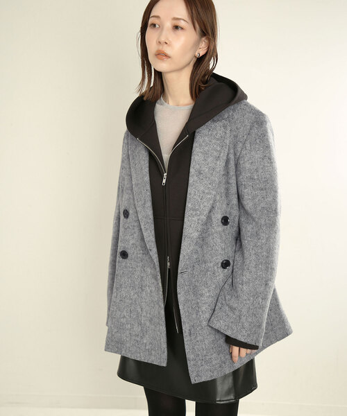 SLOBE IENA（スローブイエナ） テーラードジャケット FREE グレー