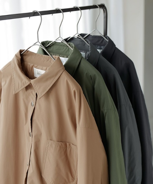 HUG.U（ハグユー） ブルゾン アウター まるで空気。 中綿シャツ