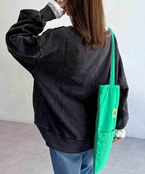 「CPCM」 スウェットカットソー FREE ネイビー レディース_画像8