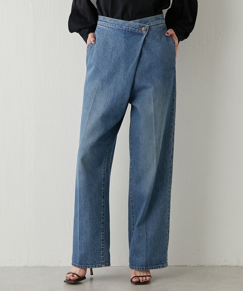 ⭐︎ねぎ⭐︎ウィムガゼット　サイズ38 Whim Gazette（ウィム ガゼット） デニムパンツ 38 ブルー レディース