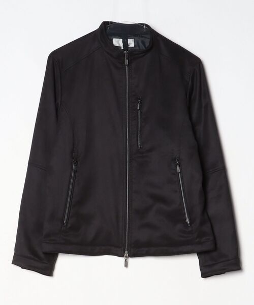 Nicole　ニコル　ブルゾン　ブラック　黒　46 MONSIEUR NICOLE（ムッシュニコル） 「canal deux Luxe」ブルゾン