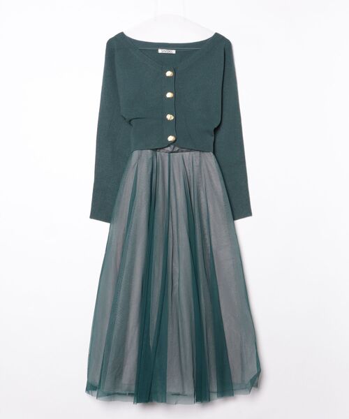 SNIDEL（スナイデル） コンビワンピース 0 グリーン レディース