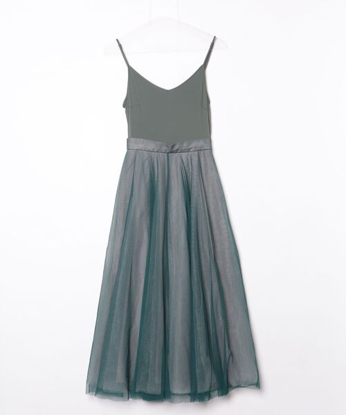 SNIDEL（スナイデル） コンビワンピース 0 グリーン レディース