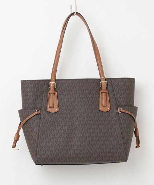 未使用級☆MICHAEL KORSマイケルコース トートバッグ ブラウン 大容量 MICHAEL KORS（マイケルコース） トートバッグ - ブラウン レディース