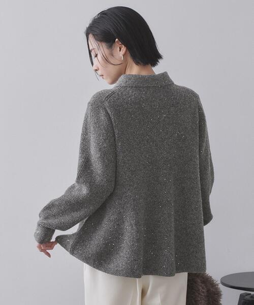 OPAQUE.CLIP（オペークドットクリップ） ニット セーター スパンコール