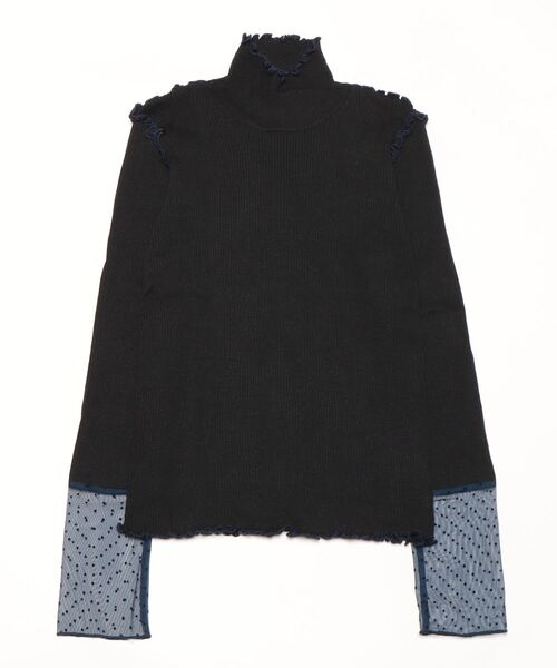 「paravion」 長袖ニット FREE ブラック レディース_画像2