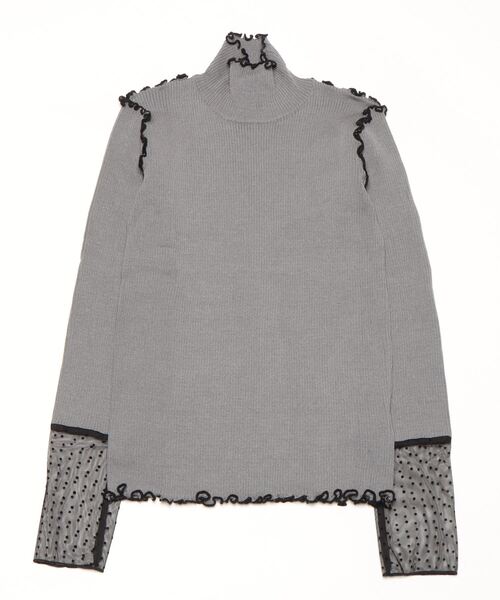 「paravion」 長袖ニット FREE ブラック レディース_画像9