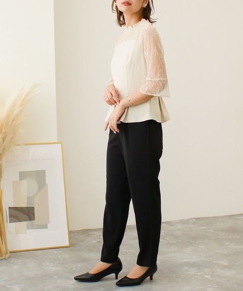 「Social GIRL」 セットアップ 11号 ブラック レディース_画像3