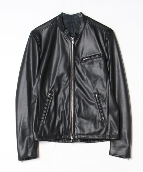 美品！THE SHOP TK レザージャケット セール】 ヴィンテージライクA2ブルゾン ビッグシルエット （レザー