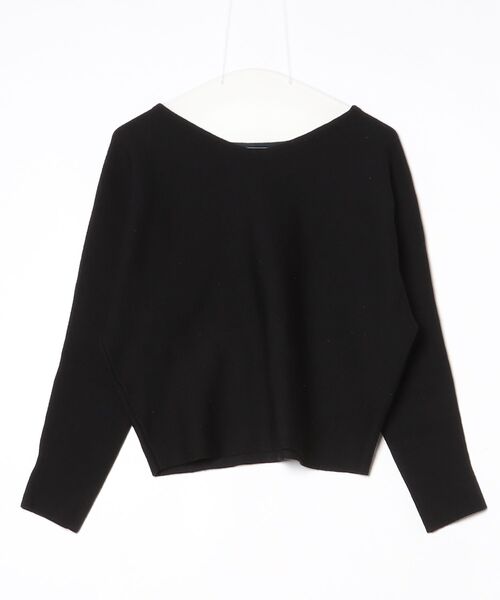「martinique」 長袖ニット - ブラック レディース_画像2