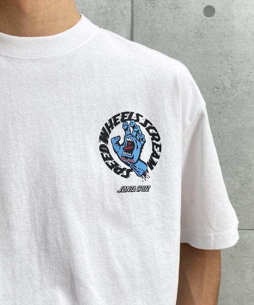 「SANTA CRUZ」 半袖Tシャツ L ホワイト メンズ_画像3