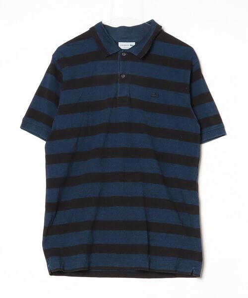LACOSTE（ラコステ） 半袖ポロシャツ 4 ブルー メンズ : ZOZOTOWN
