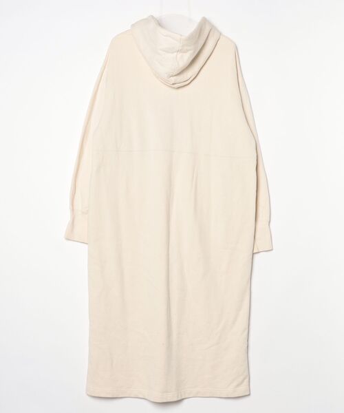 「THOUSAND MILE」 ワンポイント長袖ワンピース LL ベージュ レディース_画像2