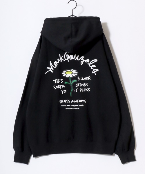 「Mark Gonzales」 プルオーバーパーカー L ブラック系その他 メンズ_画像7