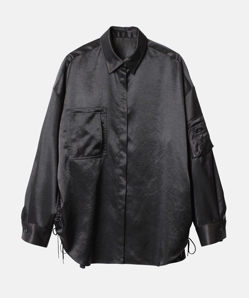 「LE CIEL BLEU」 長袖シャツ 36 ブラック レディース_画像8