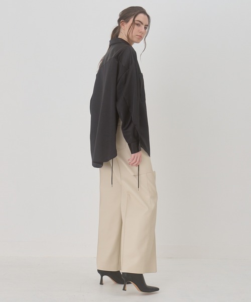 「LE CIEL BLEU」 長袖シャツ 36 ブラック レディース_画像9