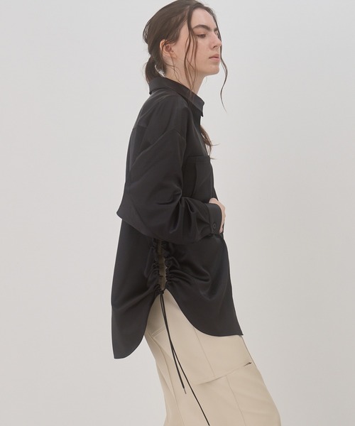 「LE CIEL BLEU」 長袖シャツ 36 ブラック レディース_画像10