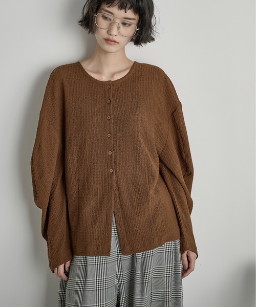 「THE YOn」 カーディガン FREE ブラック レディース_画像8