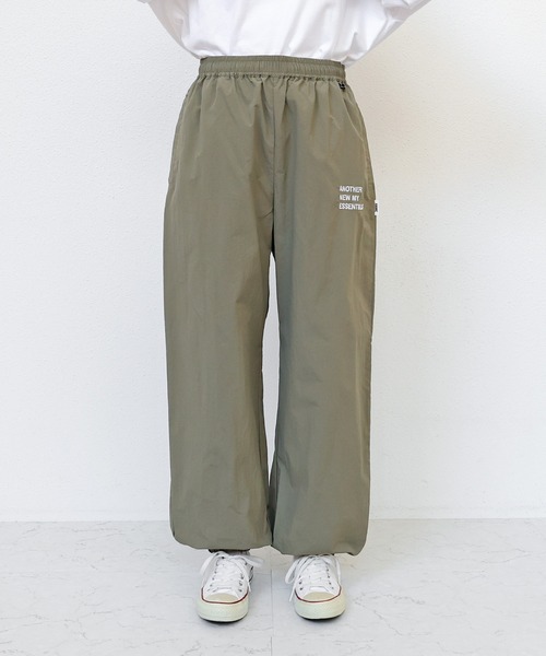 「ANME」 イージーパンツ M ネイビー レディース_画像9