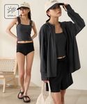 水着 体型カバー 「S〜XLサイズ」UVカット...の詳細画像2